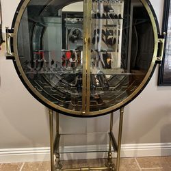 RH Porthole Bar Cabinet Adds A Touch Of Elegance To Any Decor