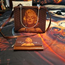 Marilyn Monroe Purse And Wallet Set