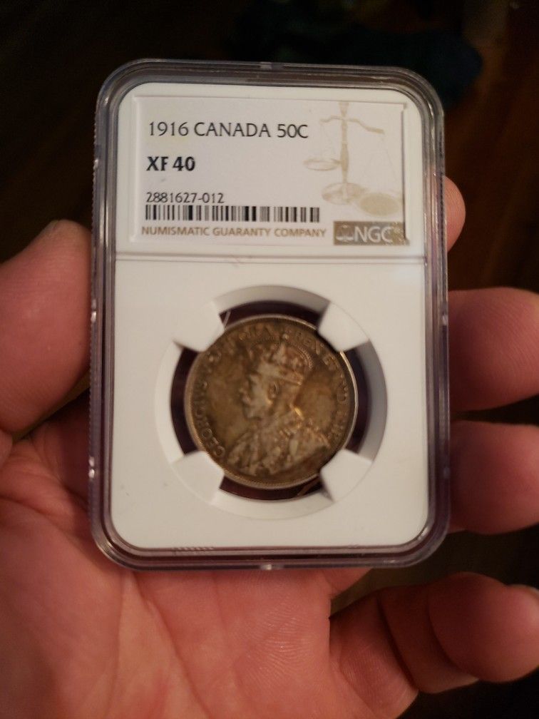 1916 Canadian 50 Cents