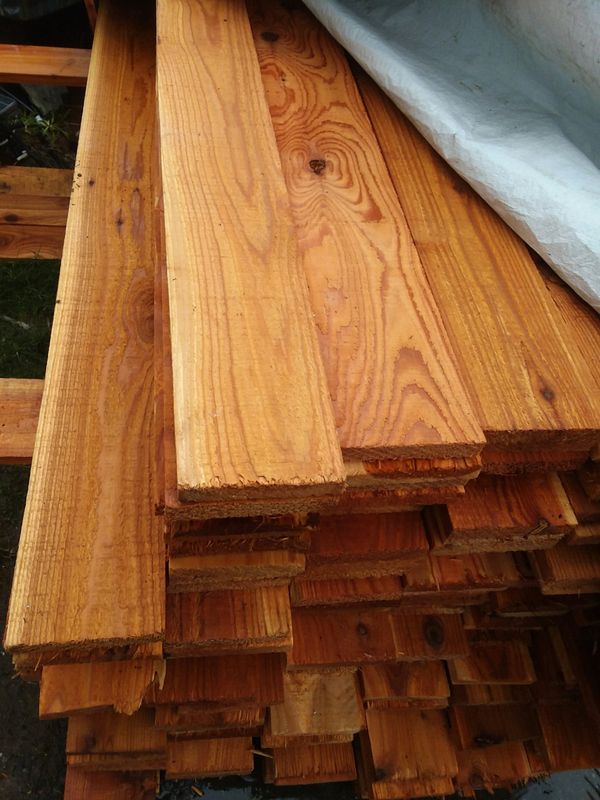 Cedar 1 1/8"x6"x6' / 8' / 10' for Sale in Everett, WA ...