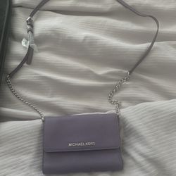 Michael Kors Crossbody Phone Purse (purple) New