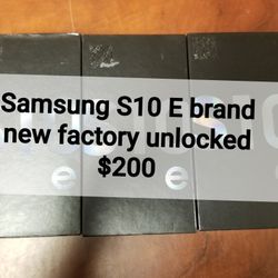 Samsung GALAXY S10 E 128GB FACTORY UNLOCKED 