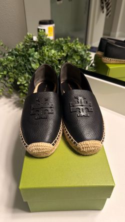 Tory Burch Leather Espadrilles