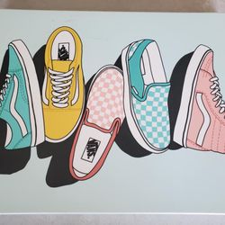 Cool, Vans Shoe wall Hanging - Frameless (price Is negotiable)