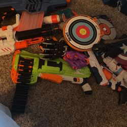 Nerf Guns Lot