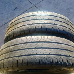 LT 205/75/16 HANKOOK DYNAPRO HT 65% TREAD LOAD RANGE E SET OF 2 MATCHING TIRES EXCELLENT CONDITION 