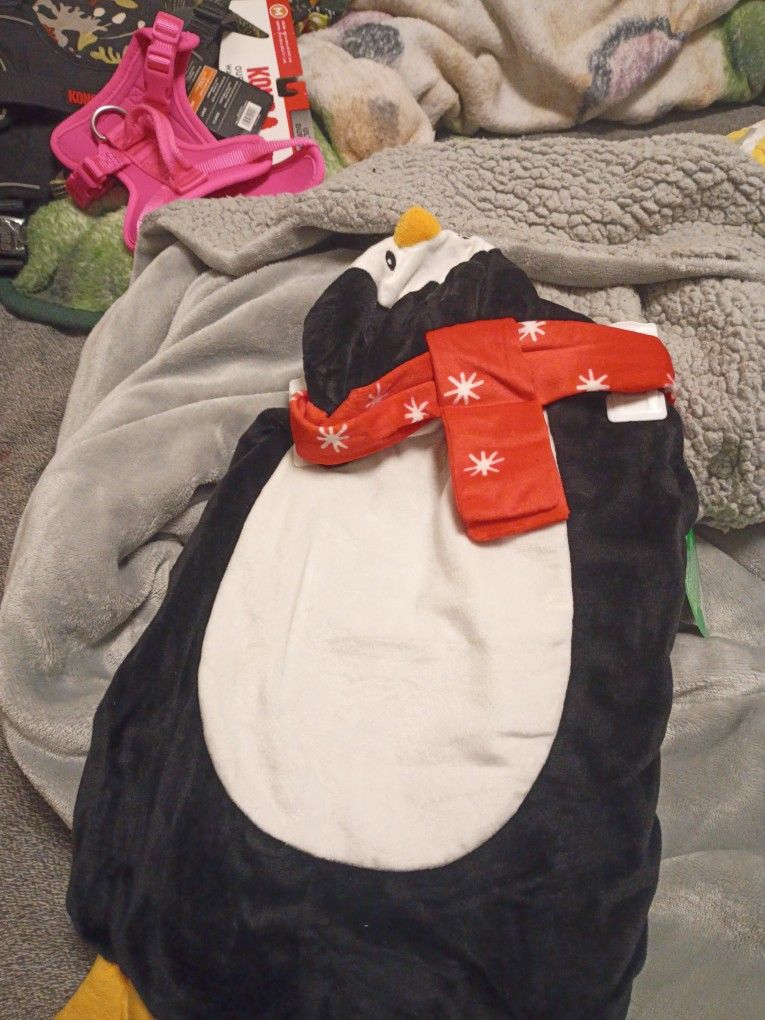 Holiday Penguin Pet Apparel S New