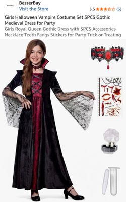Vampire Girl Costume - 12/16 Teen.