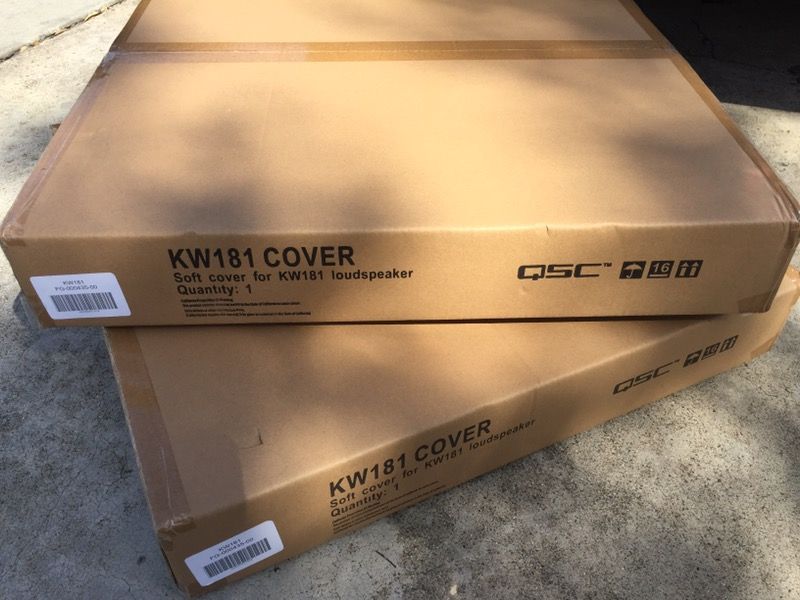 Qsc kw181 speaker cover