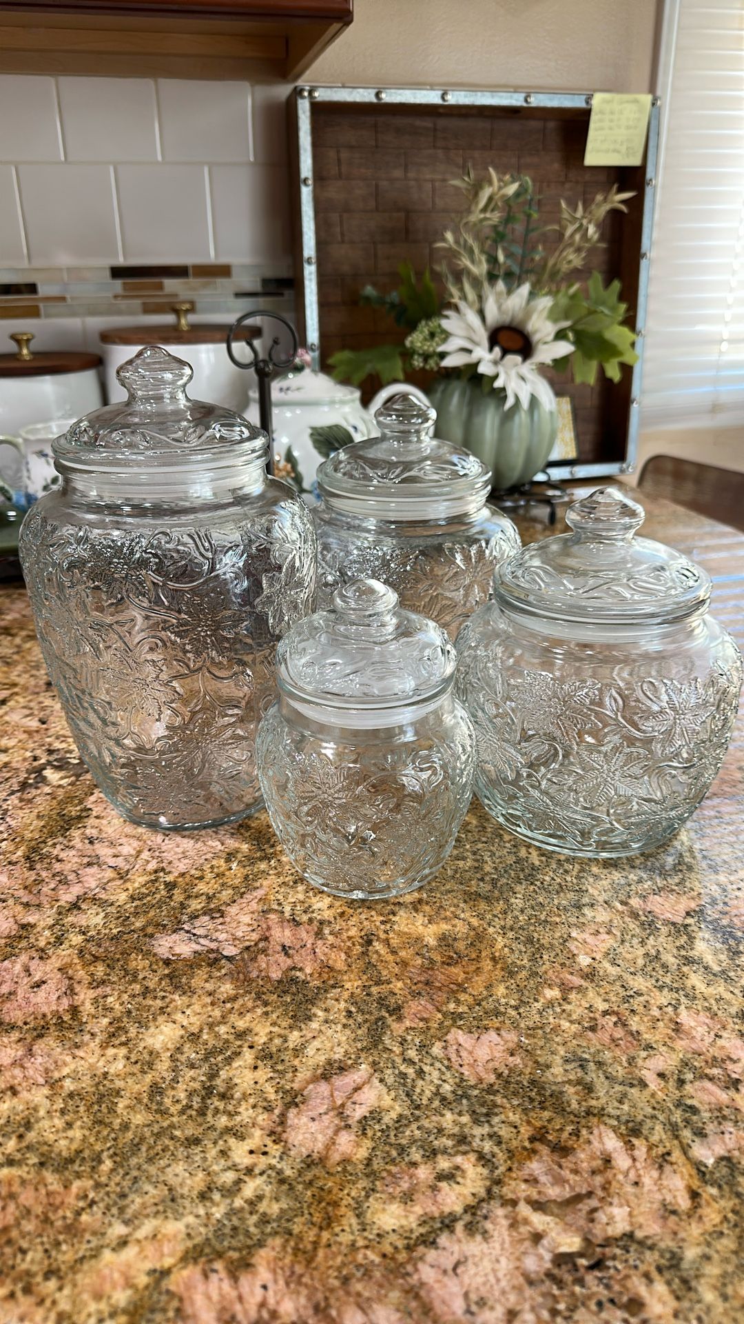 Princess House Set De 4 Canisters