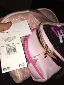 Juicy couture makeup bags