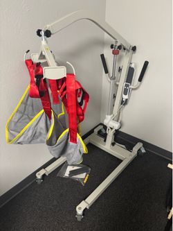 Electric Patient Lift w/Commode Sling, Full Body Transfer Lift Chair for Seniors, Bed & Chair Use, 500lb Weight Capacity