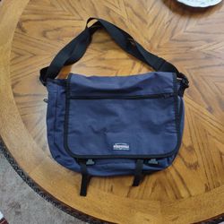 Navy Blue Messenger Bag