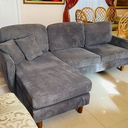 New Gray Sectional 