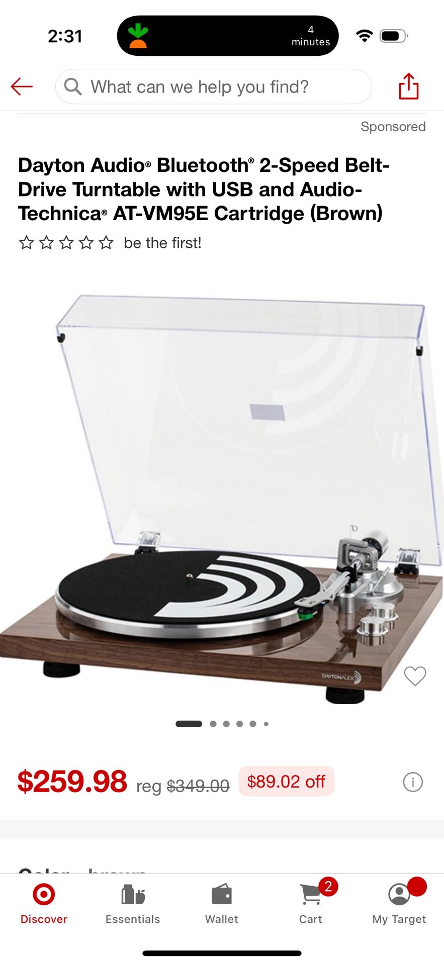 Turn Table 2 Speed Belt Bluetooth