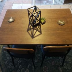 Table With Chairs And Bench