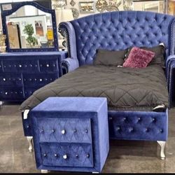 New 4pc Bedroom Set In Box 📦 Buy Now Pay Later $39 Down