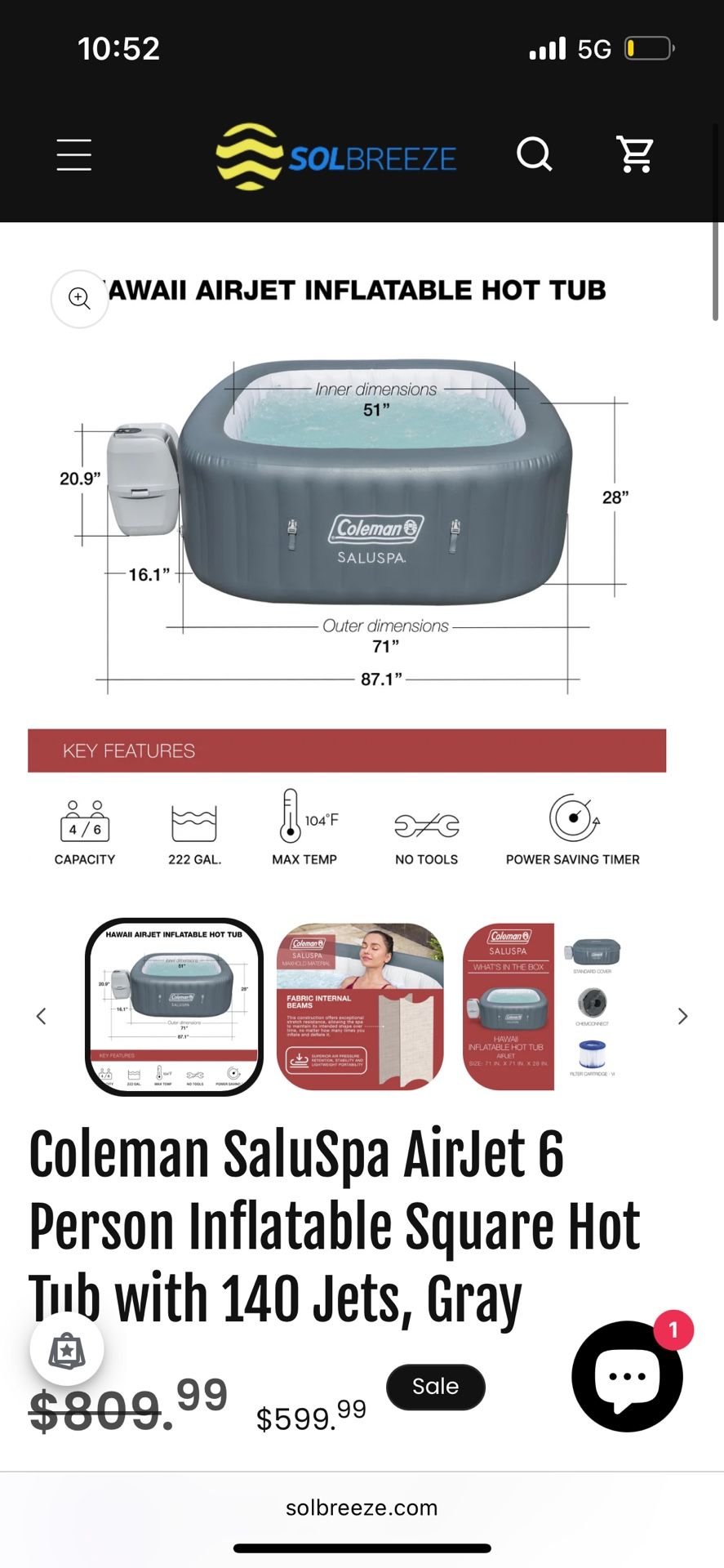 Coleman Jacuzzi