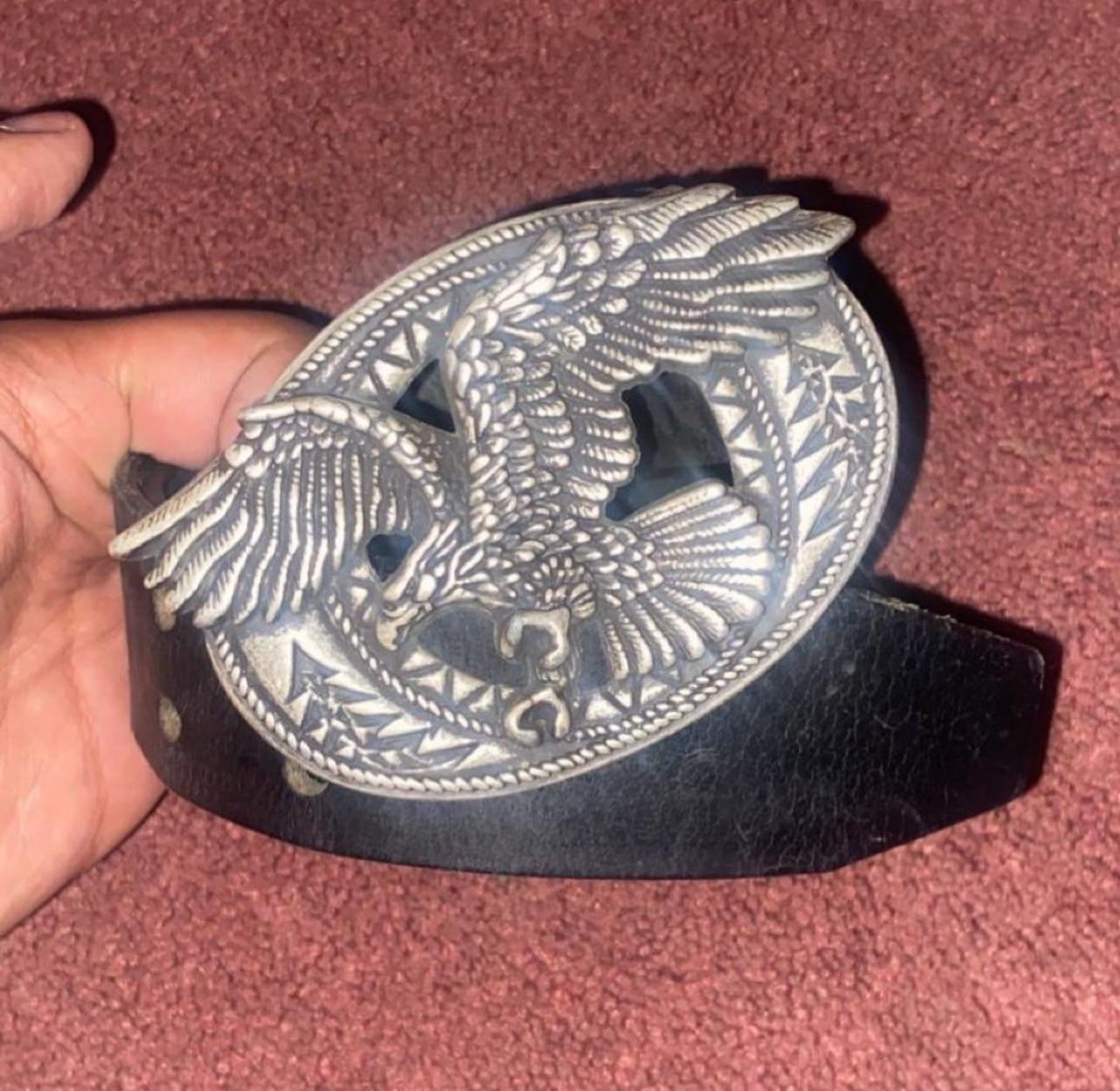 Leather Belt Eagle