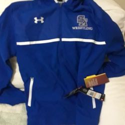 SM/P YOUNGMAN'S BRAND NEW UNDER ARMOUR WRESTLING ATHLETIC SUIT/ T-SHIRT 
