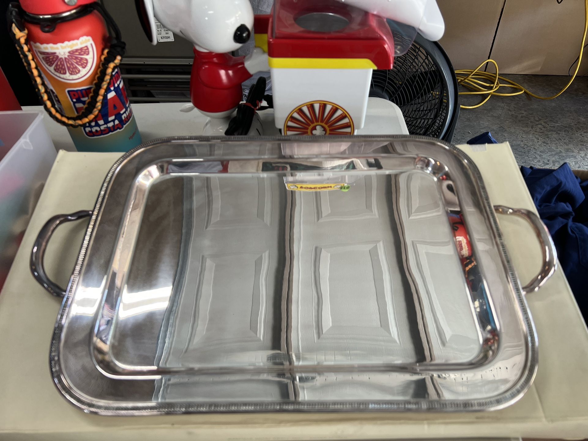Pottery Barn Silver Plated Tray