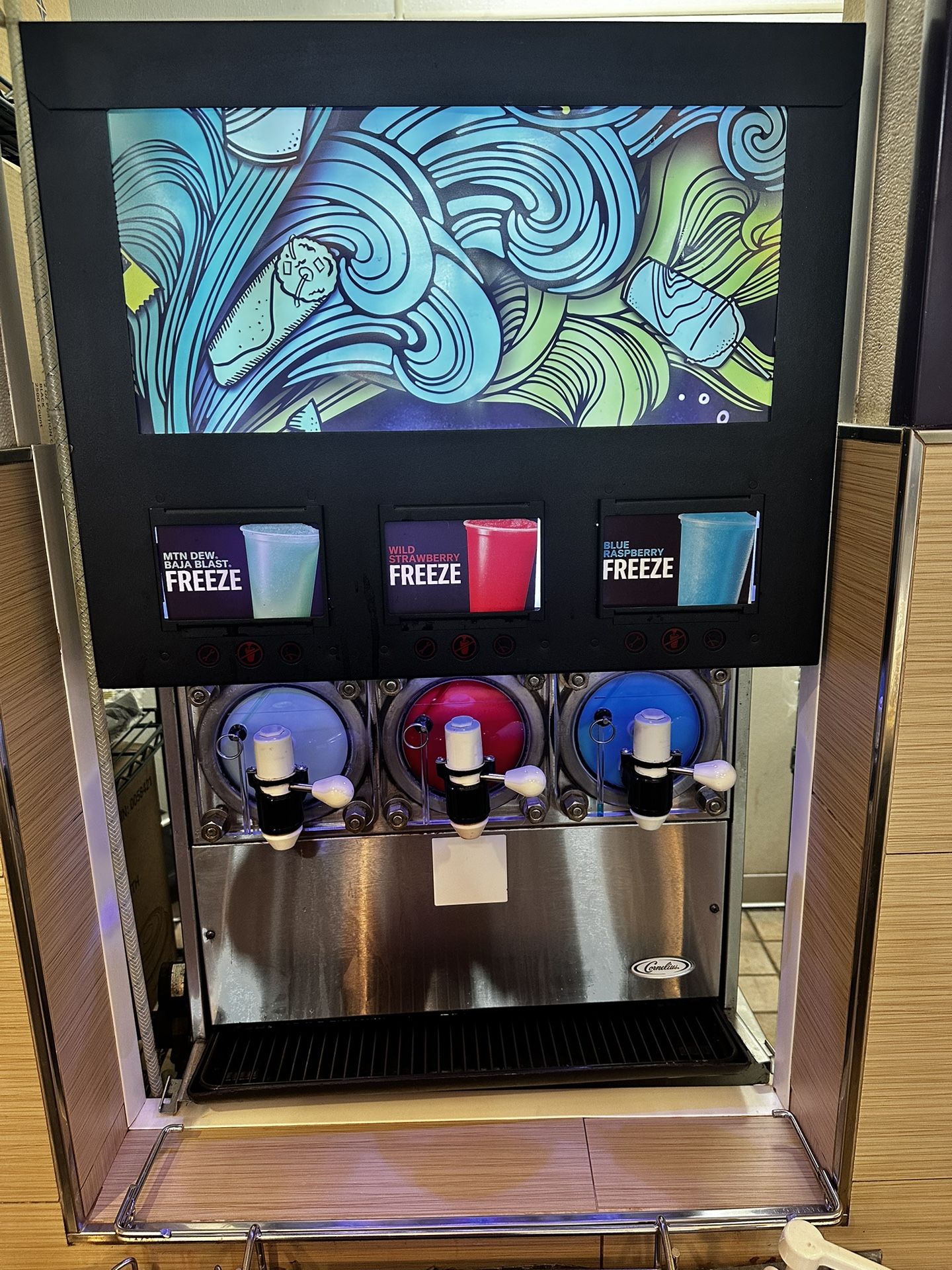 Taco Bell/Cornelius-3 FLAVOR FREEZE MACHINE
