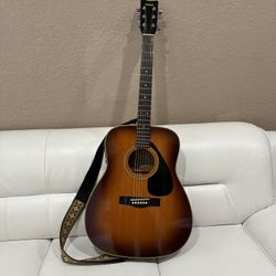 1984 Yamaha FG335SB Vintage Electro Acoustic Guitar RARE