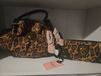 Lepoard satchel/ wallet