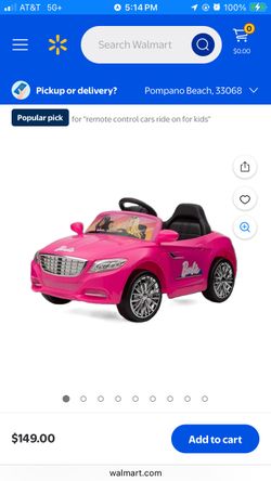 Barbie Ride On Car