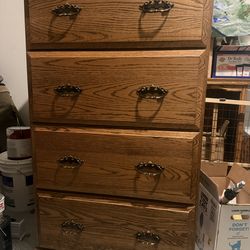 Wood oak filling cabinet/dresser