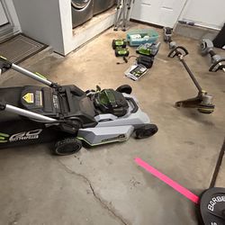 EGO Electric Mower & Trimmer SET 