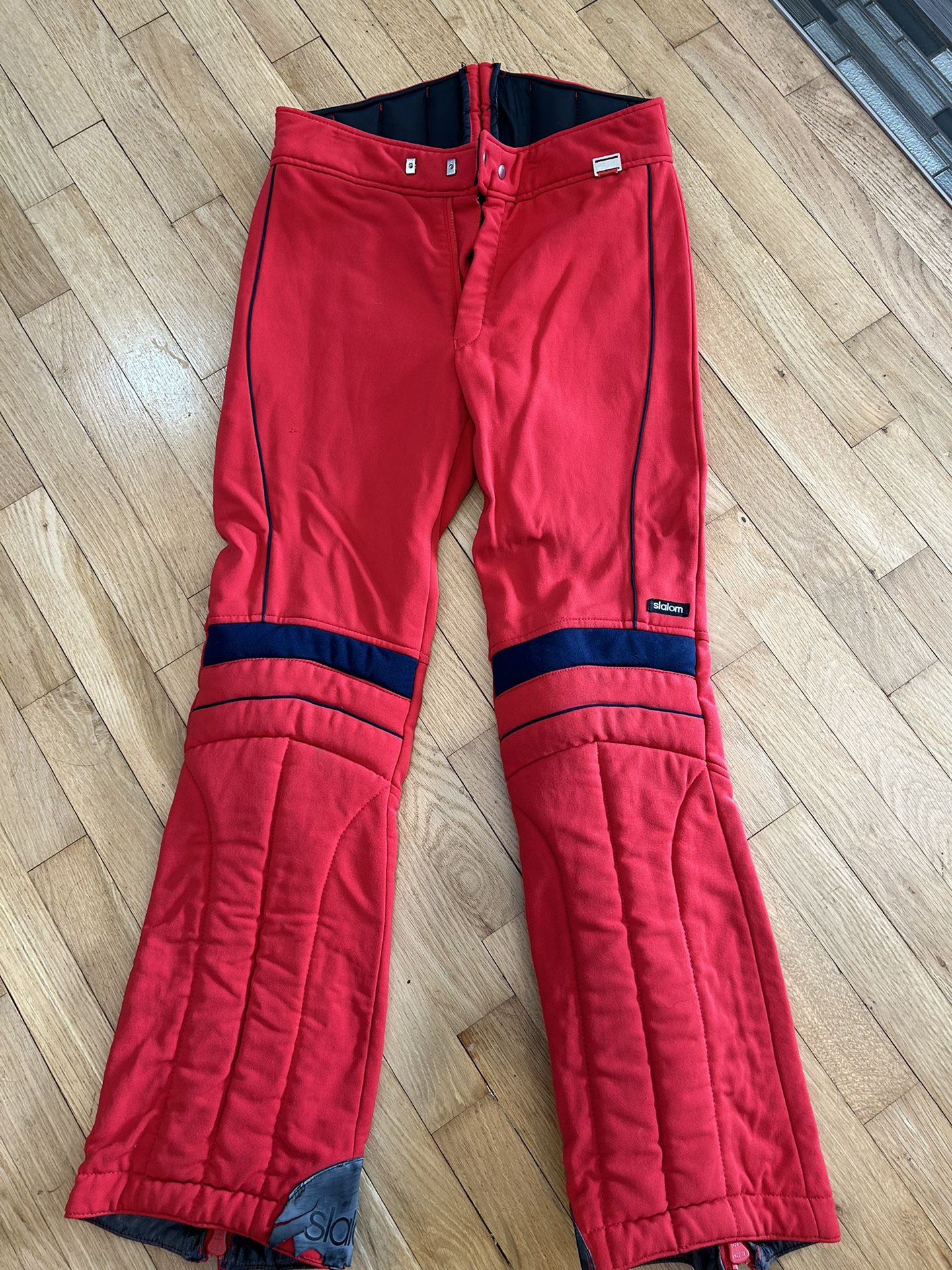 Slalom Snow Pants Men’s 30R/women’s Size 6, Padded Knees