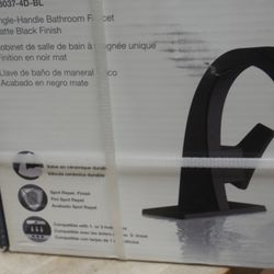 NEW KOHLER R78037-4D-BL Katun 1 OR 4 Hole Centerset 1-Handle Bathroom Faucet.