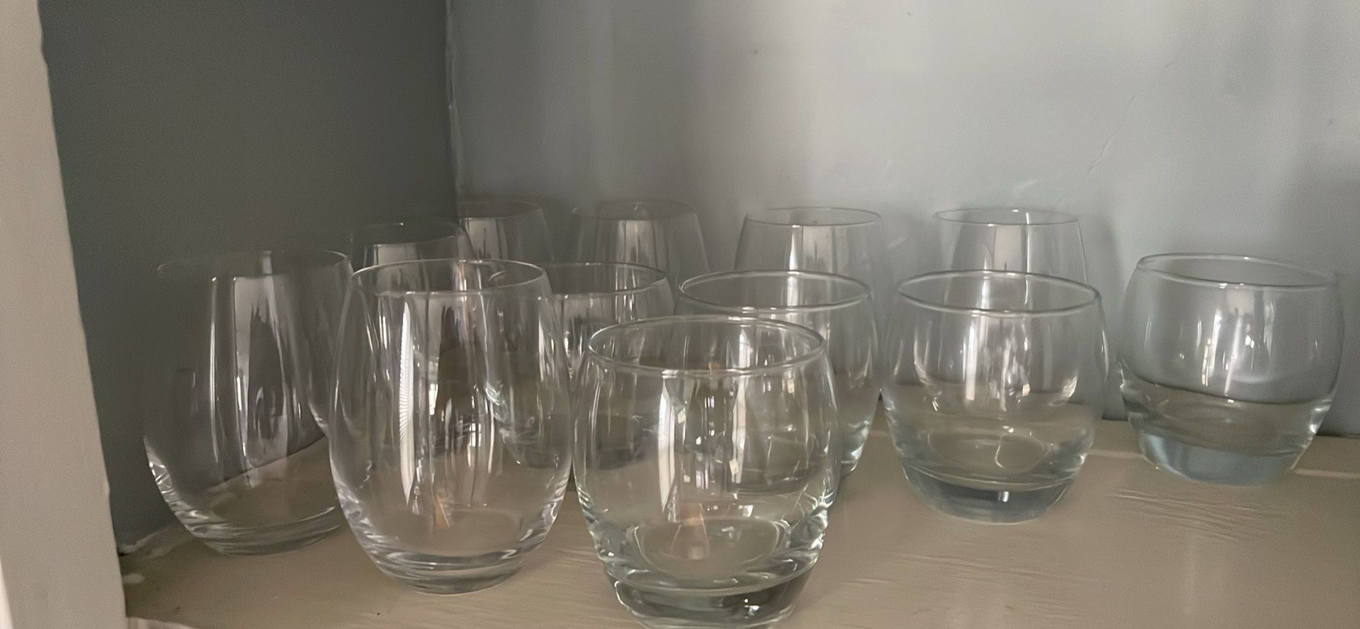 Stemless Wine Glasses (25 Cents Each!)