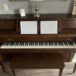 Piano, Great Shape With Bench