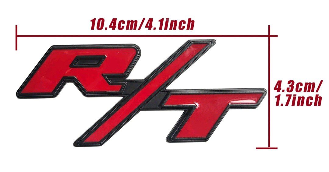 RT Front Grille Emblem 
R/T Car Truck Emblem
