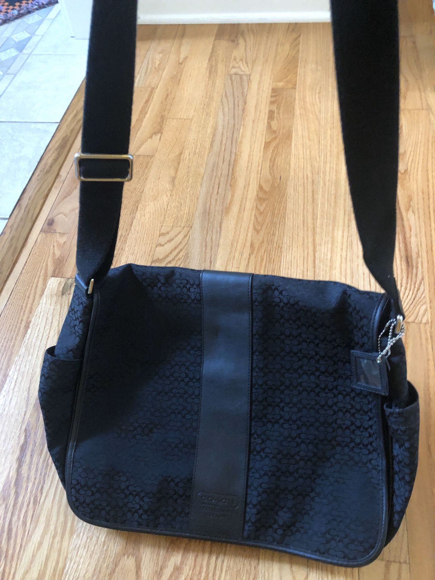 Coach messenger bag black