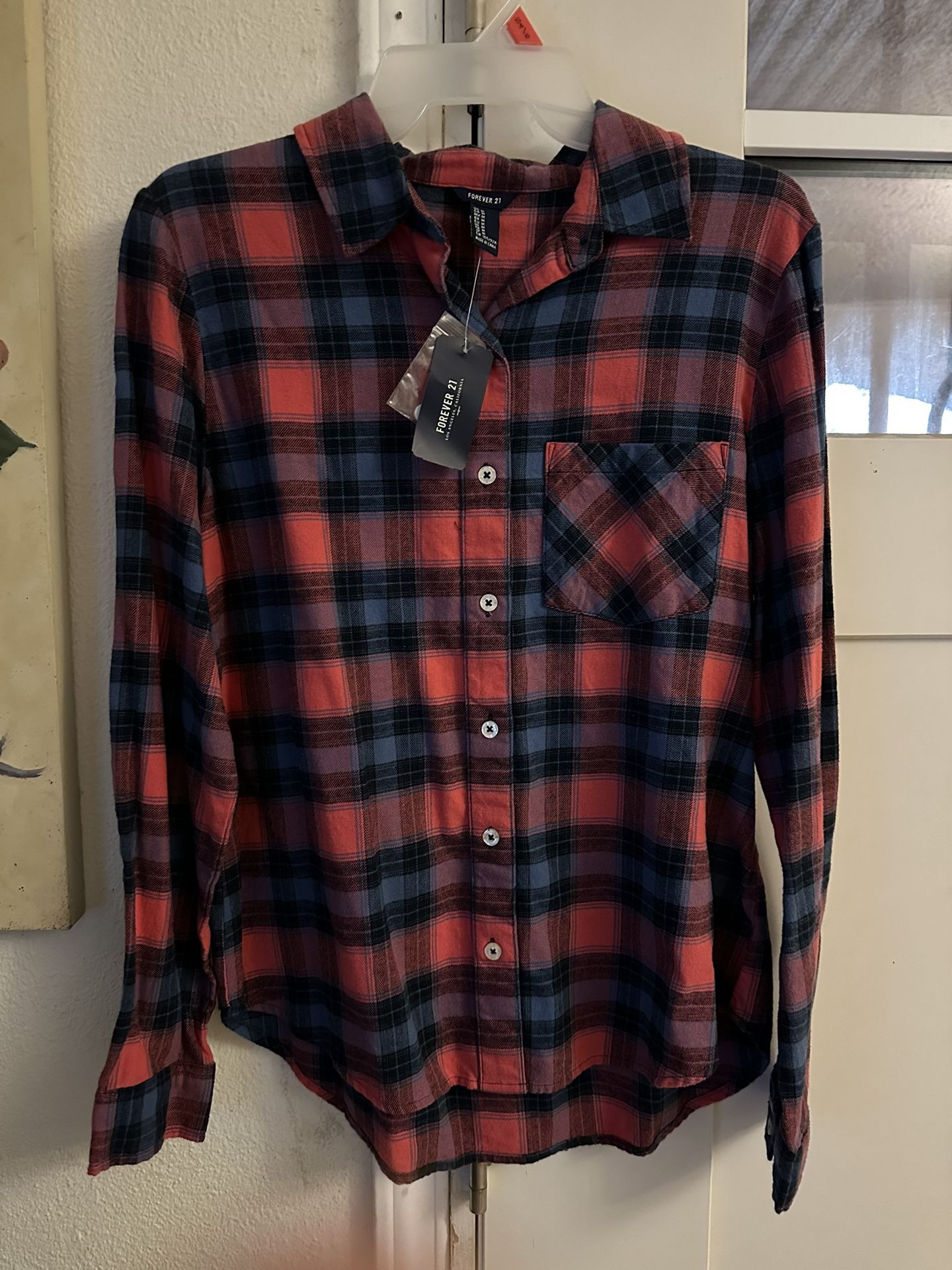 Forever 21 Plaid Shirt Women’s 