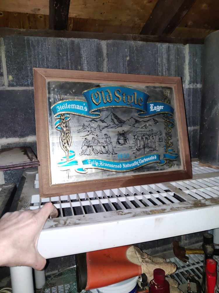 1981 Heileman's Lager Brewing Sign