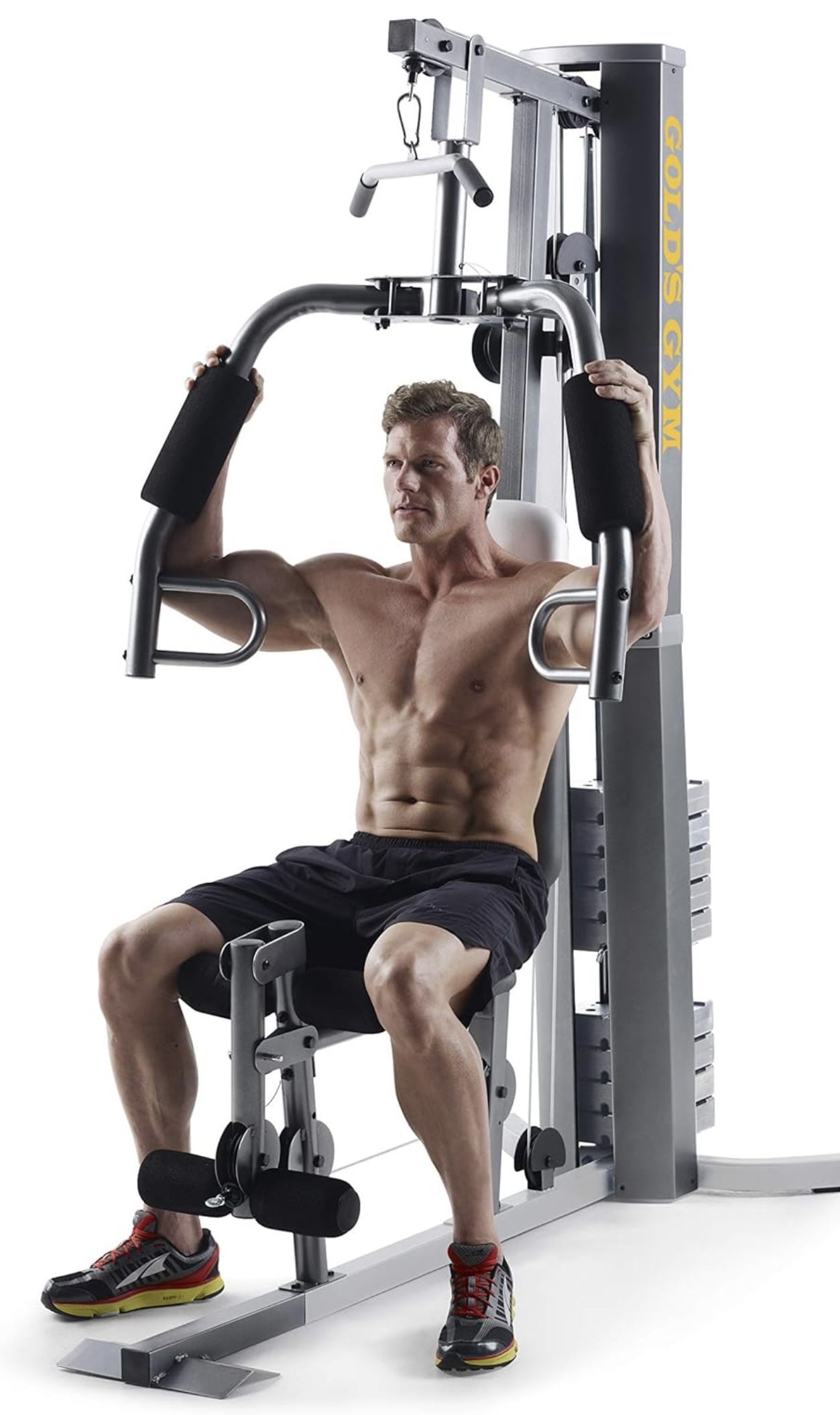 Gold's Gym XRS 50 Home Gym With High And Low Pulley System