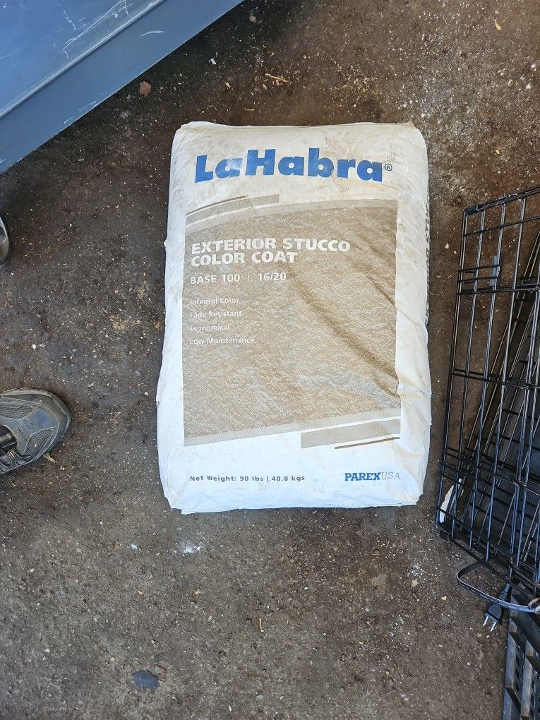 New Bag LaHabra Exterior Stucco Color Coat Base 100 90 Pound