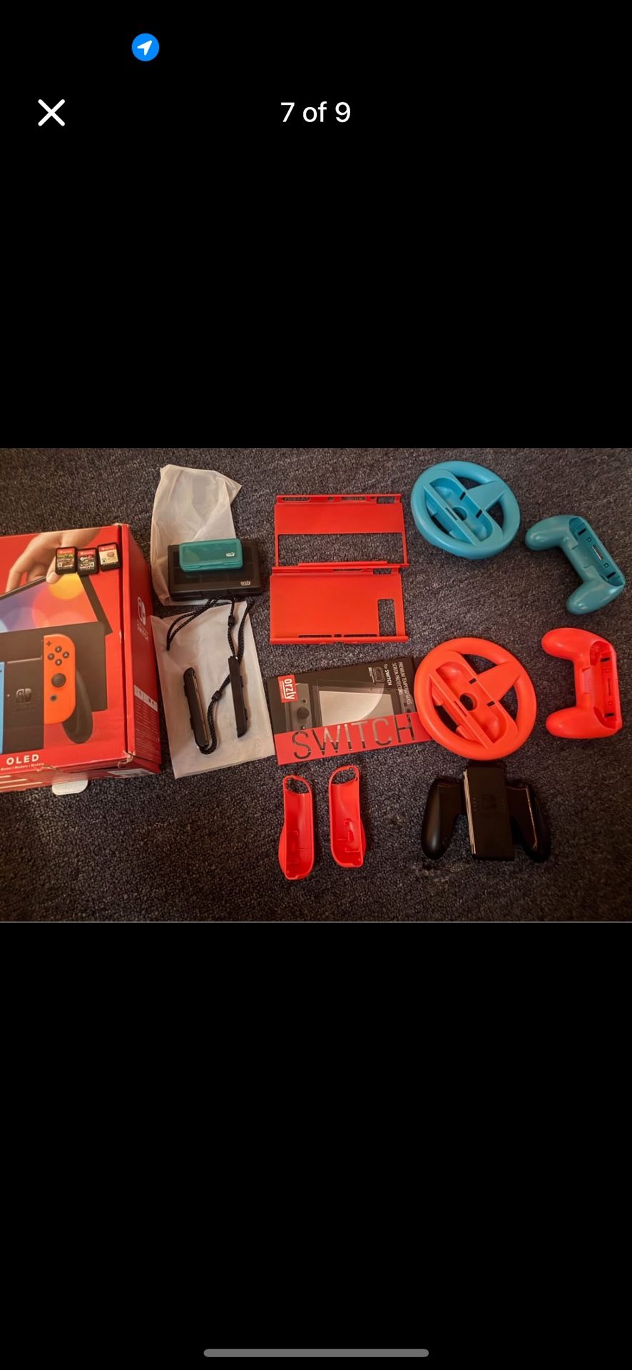nintendo switch games + accessories
