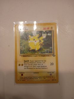 Pikachu Pokémon Card Jungle Set 60/64