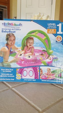 Float safety seat inflatable