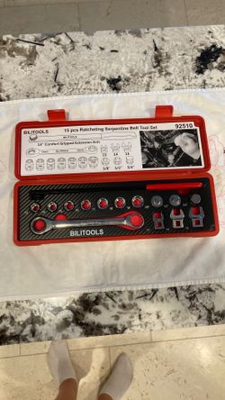 BILITOOLS 15 Piece Serpentine Belt Tool Set