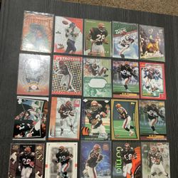 20 Corey Dillon Football Cards With 5 Rookies, Inserts, Rookie SP Cincinnati Bengals, New England Patriots Legend 