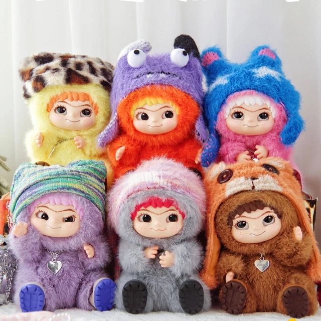 WAKUKU Fuzzy Trendy Fun Party Series Plush Blind Box Presale