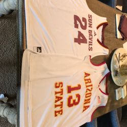 Two ASU Basketball Jerseys For Sale 