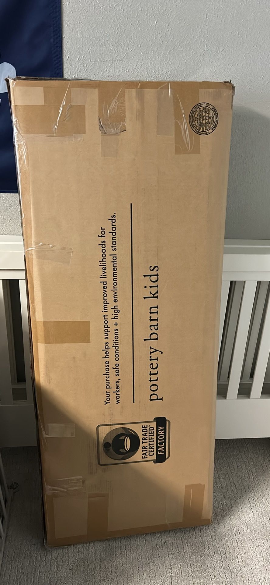 NEW IN BOX: Pottery Barn Kids Larkin Crib Toddler Bed Conversion Kit
