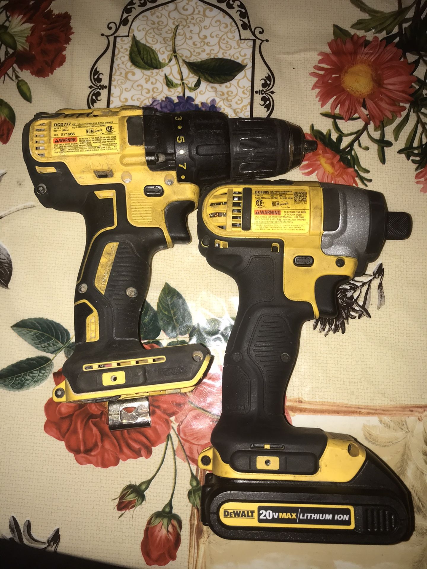 DeWalt drills